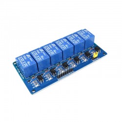 24V 6 channel with light coupling relay