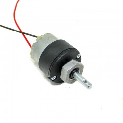 300RPM 12V LOW NOISE DC MOTOR WITH METAL GEARS – GRADE A