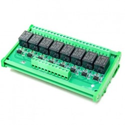 5V 8 Channels Relay, Module High and Low, Triggering Optocoupler, Isolation Relay Module, PLC Signal Amplifier, Board