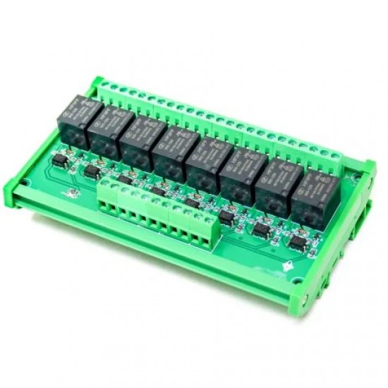 5V 8 Channels Relay, Module High and Low, Triggering Optocoupler, Isolation Relay Module, PLC Signal Amplifier, Board