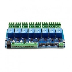 5V Modbus RTU 8, Channels Relay Module, Input Optocoupler, Isolation RS485 MCU for, Arduino