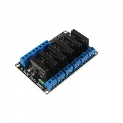 6 Channel 24V Relay Module Solid State Low Level SSR DC Control 250V 2A with Resistive