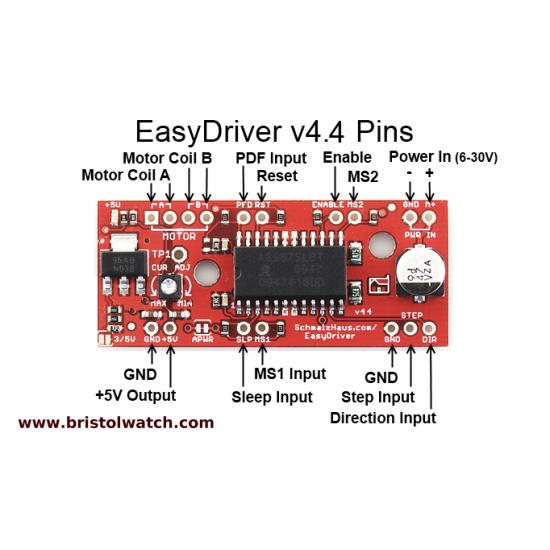A3967 Stepper Motor Driver For Arduino