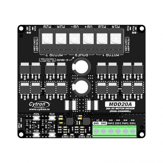 Cytron 20Amp 6V-30V DC Motor Driver (2 Channels)