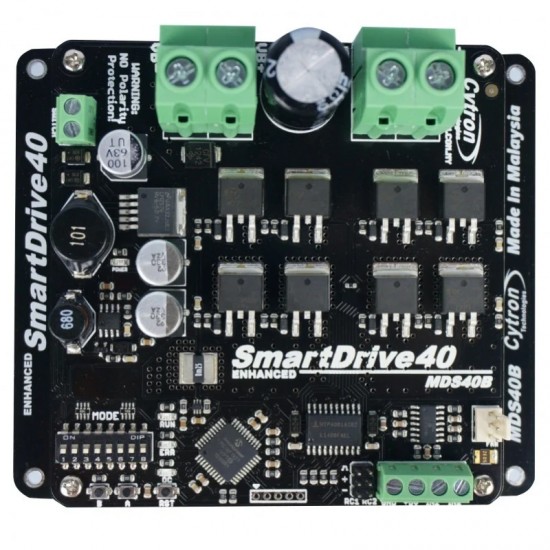 Enhanced Cytron 40Amp DC Motor Driver (Peak 80amp) MDS40B