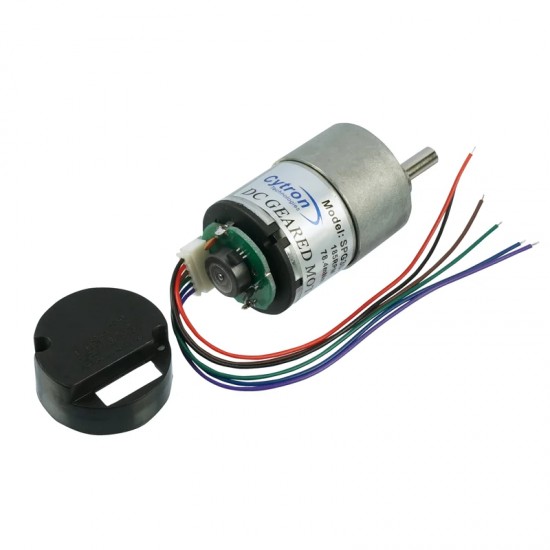 SPG30E-60K DC Geared Motor with Encoder 75 RPM 30N.cm 12V