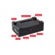 DIN Rail Aluminum Case for Raspberry Pi 4 with Cooling Fan and Heatsinks