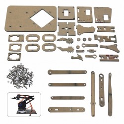 DIY Acrylic Robot Manipulator Mechanical Arm Kit (not-including Servo and Board)
