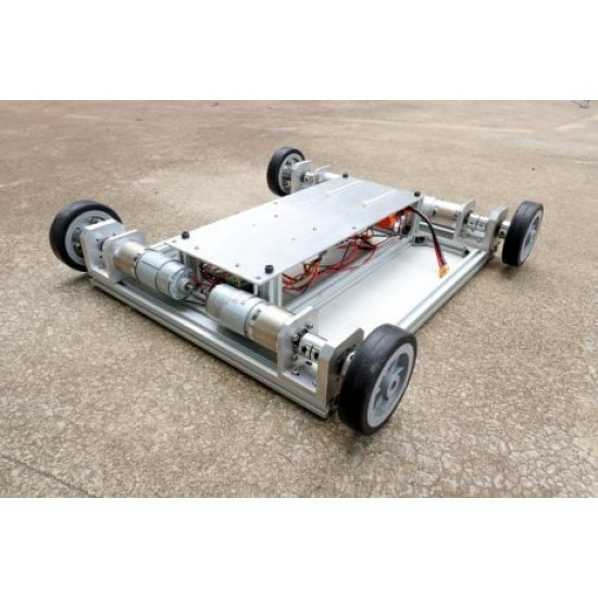 EasyMech 100 mm HD Wheel Basic Shock Absorber Smart Car Robot Chassis