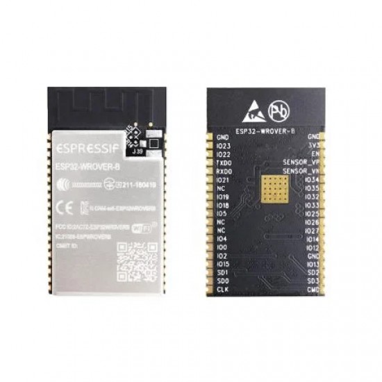 Espressif ESP32-WROVER-B 16M 128Mbit Flash WiFi Bluetooth Module