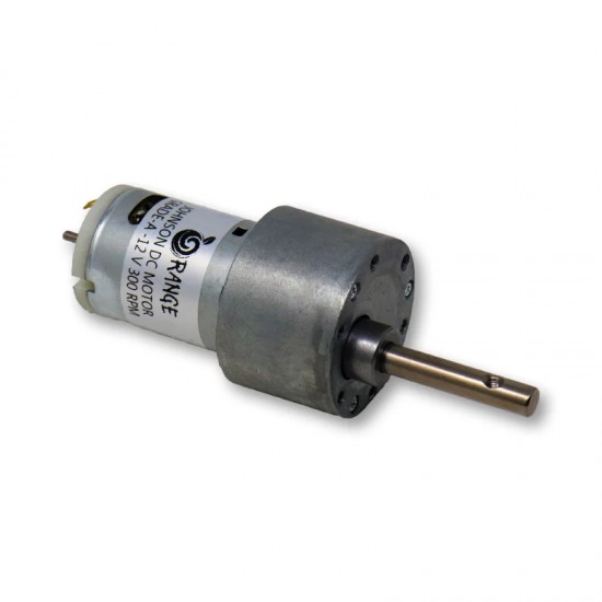 Orange 12V 300 RPM Johnson Geared DC Motor – Grade A Quality-Encoder Compatible