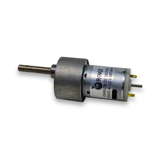 Orange 12V 600 RPM Johnson Geared DC Motor – Grade A Quality- Encoder Compatible