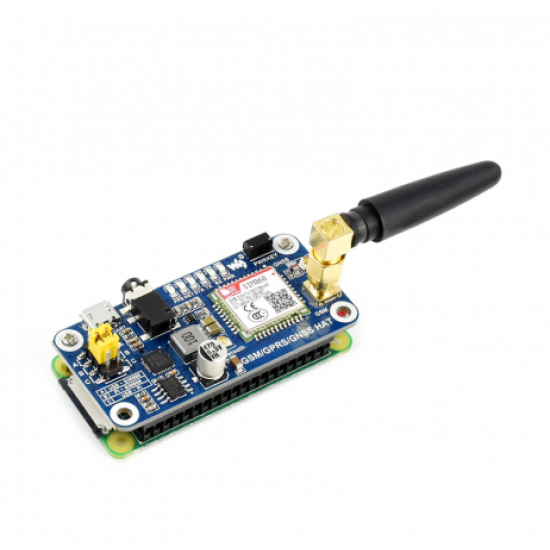 Waveshare GSM/GPRS/GNSS/Bluetooth HAT for Raspberry Pi