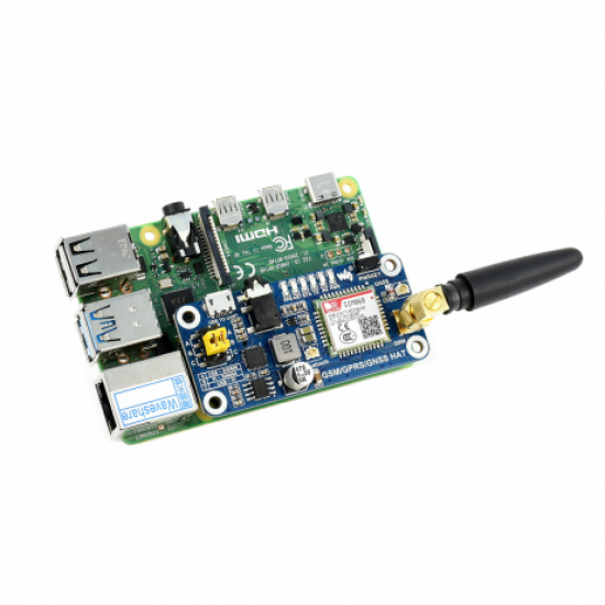 Waveshare GSM/GPRS/GNSS/Bluetooth HAT for Raspberry Pi