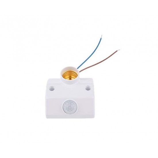 Lamp Base Standard E27 Socket AC 170-250V Infrared Sensor PIR Motion Detector Automatic Wall Light Holder 