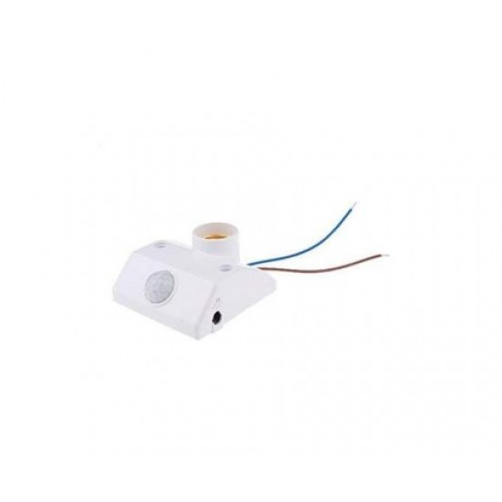 Lamp Base Standard E27 Socket AC 170-250V Infrared Sensor PIR Motion Detector Automatic Wall Light Holder 