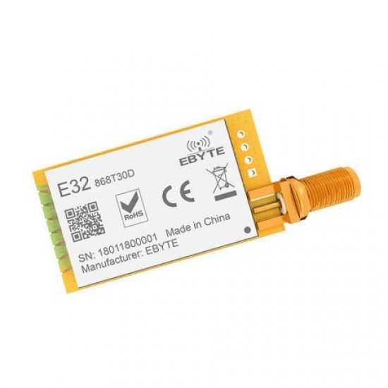 LoRa 868MHZ SX1276 Wireless Transmitter and Receiver RF Module E32-868T30D