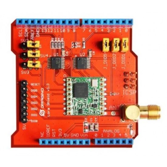 Wireless Transmitter 433Mhz, Lora Shield for Leonardo,, UNO, Mega2560,, Duemilanove, Due