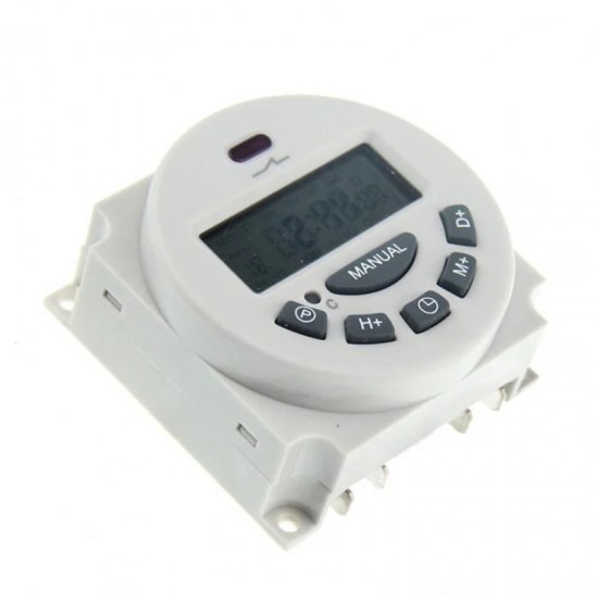 Microcomputer DC 24 V LCD Digital Display Programmable Electronic Timer Switch