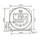 Microcomputer DC 24 V LCD Digital Display Programmable Electronic Timer Switch