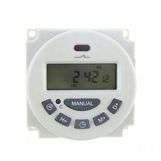 Microcomputer DC 24 V LCD Digital Display Programmable Electronic Timer Switch