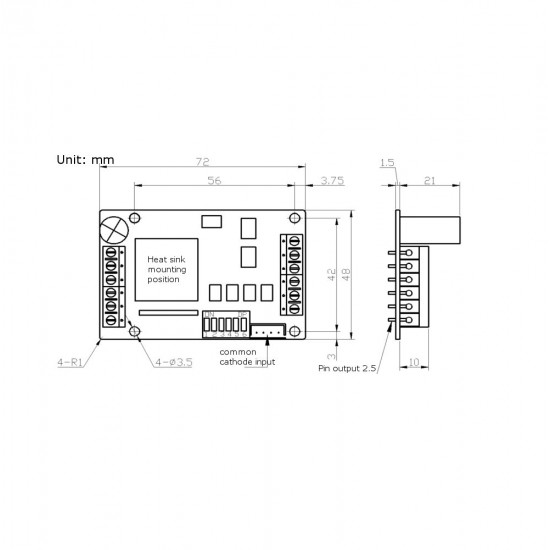 MKS-LV8729-OC 1.5A Ultra Quiet Stepper Motor Driver for 3D Printers and CNC
