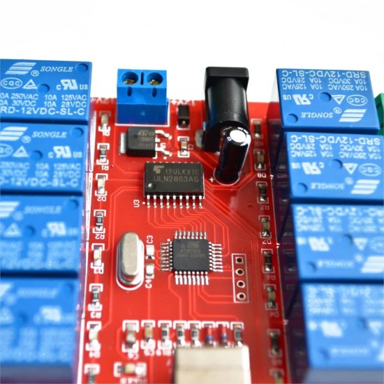 8 Channel 12V Relay Module USB (PC Intelligent) Control Switch