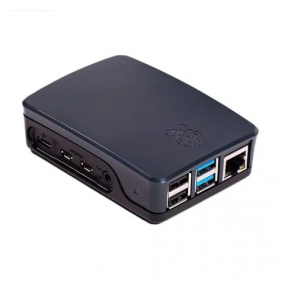 Official Raspberry Pi 4 Case-Black-Grey