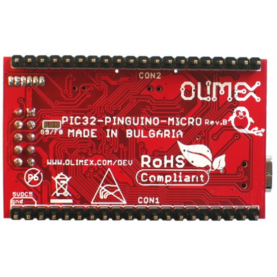 Olimex PIC32-PINGUINO-MICRO ARDUINO like PIC32MX440F256H USB OTG
