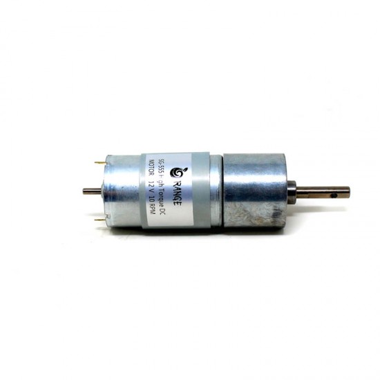 Orange OG555 High Torque DC Motor 12V 10RPM 680N-cm Encoder Compatible