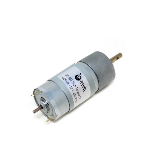 Orange OG555 High Torque DC Motor 12V 500 RPM 45.8N-cm Encoder Compatible