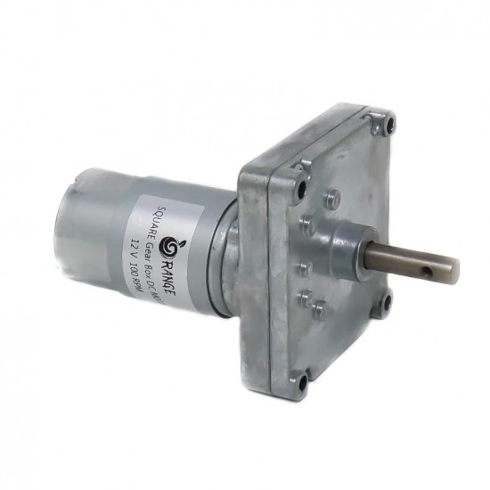 Orange MG555 12V 480RPM Square Gearbox DC motor Encoder Compatible