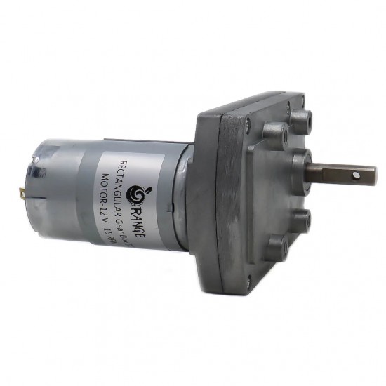 Orange TT555 12V 15RPM Rectangular gearbox DC motor for DIY Project Encoder Compatible