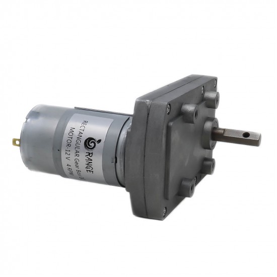 Orange TT555 12V 4RPM Rectangular gearbox DC motor for DIY Project Encoder Compatible