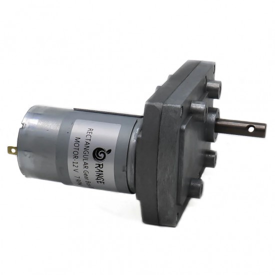Orange TT555 12V 7RPM Rectangular gearbox DC motor for DIY Project Encoder Compatible
