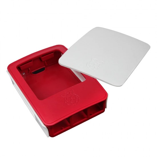 Raspberry Pi 3 Case for Raspberry Pi 3 Model B, B+ only Red/White
