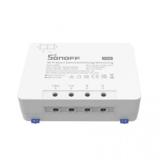 SONOFF POWR3 High Power Wi-Fi Smart Switch with Energy Monitoring
