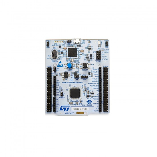 STMICROELECTRONICS NUCLEO-G491RE Development Board, STM32 Nucleo-64, STM32G491RET6U, 32bit, ARM Cortex-M4