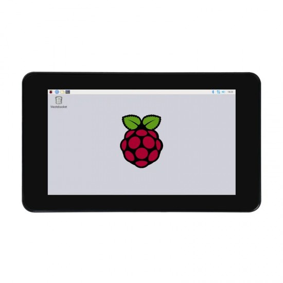 Waveshare 7inch Capacitive Touch IPS Display for Raspberry Pi, with Protection Case, 1024×600, DSI Interface