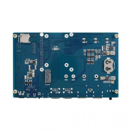 Waveshare PoE UPS Base Board Designed for Raspberry Pi Compute Module 4, Gigabit Ethernet, Dual HDMI, Quad USB2.0