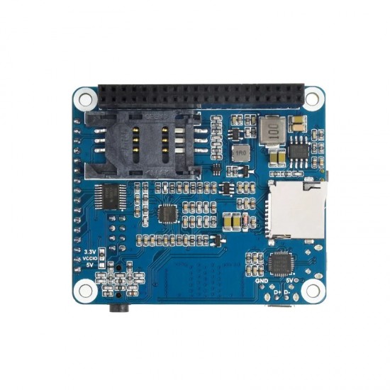 Waveshare SIM7600G-H 4G HAT For Raspberry Pi, LTE Cat-4 4G / 3G / 2G Support