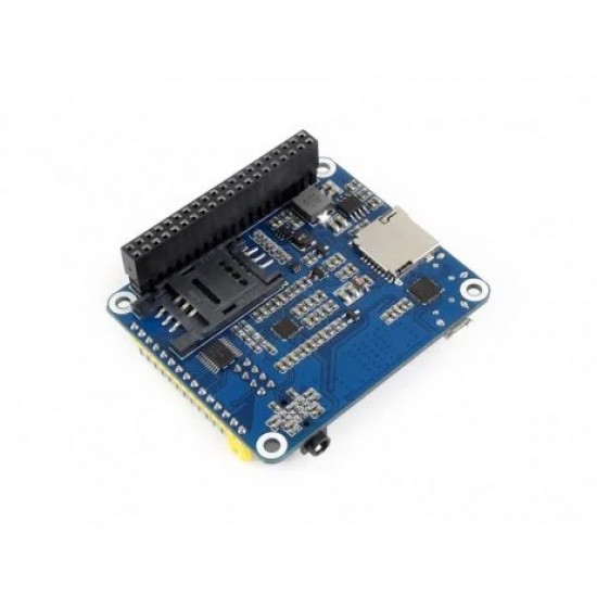 Waveshare SIM7600G-H 4G HAT For Raspberry Pi, LTE Cat-4 4G / 3G / 2G Support