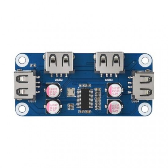 Waveshare USB HUB HAT (B) for Raspberry Pi Series with 4x USB 2.0 Ports
