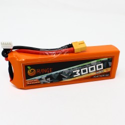 Orange 3000mAh 4S 25C/50C Lithium polymer battery Pack (LiPo)