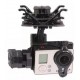 Tarot 3 Axis Gimbal T4-3D Dual Shock Absorber PTZ for Gopro Hero4 3+ 3 FPV RC Drone TL3D02