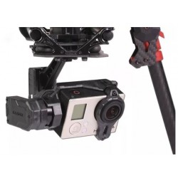 Tarot 3 Axis Gimbal T4-3D Dual Shock Absorber PTZ for Gopro Hero4 3+ 3 FPV RC Drone TL3D02