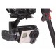 Tarot 3 Axis Gimbal T4-3D Dual Shock Absorber PTZ for Gopro Hero4 3+ 3 FPV RC Drone TL3D02