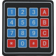 16 Keys 4x4 Matrix - Membrane Type Keypad