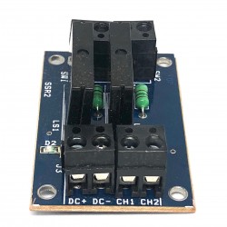 5V 2 Channel SSR Relay Module (Solid State Relay Module) with Fuse