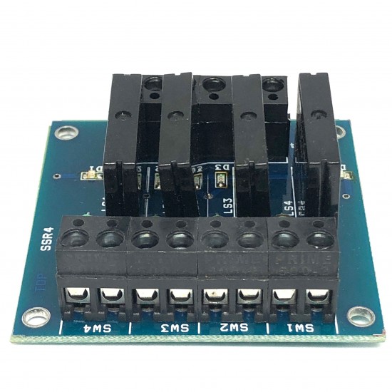 5V 4 Channel SSR Relay Module (Solid State Relay Module) with Fuse